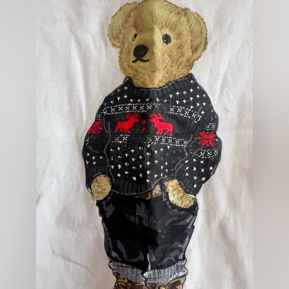 Other - Polo Ralph Lauren Teddy Bear long Sleeve Shirt kids Size 6 / 120